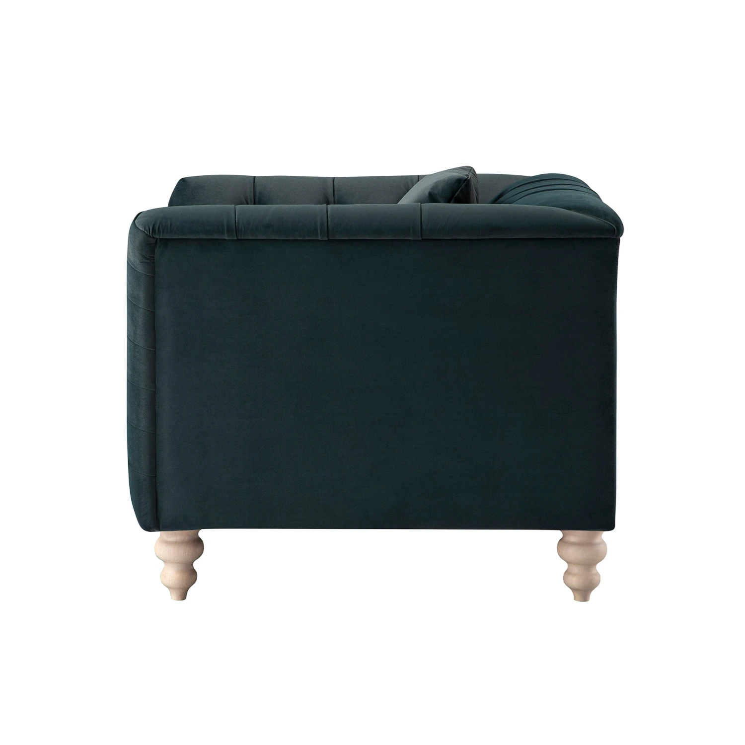 Ashby Chesterfield Armchair, Aegean Blue Velvet 14 Ashby Chesterfield Armchair, Aegean Blue Velvet - Image 14