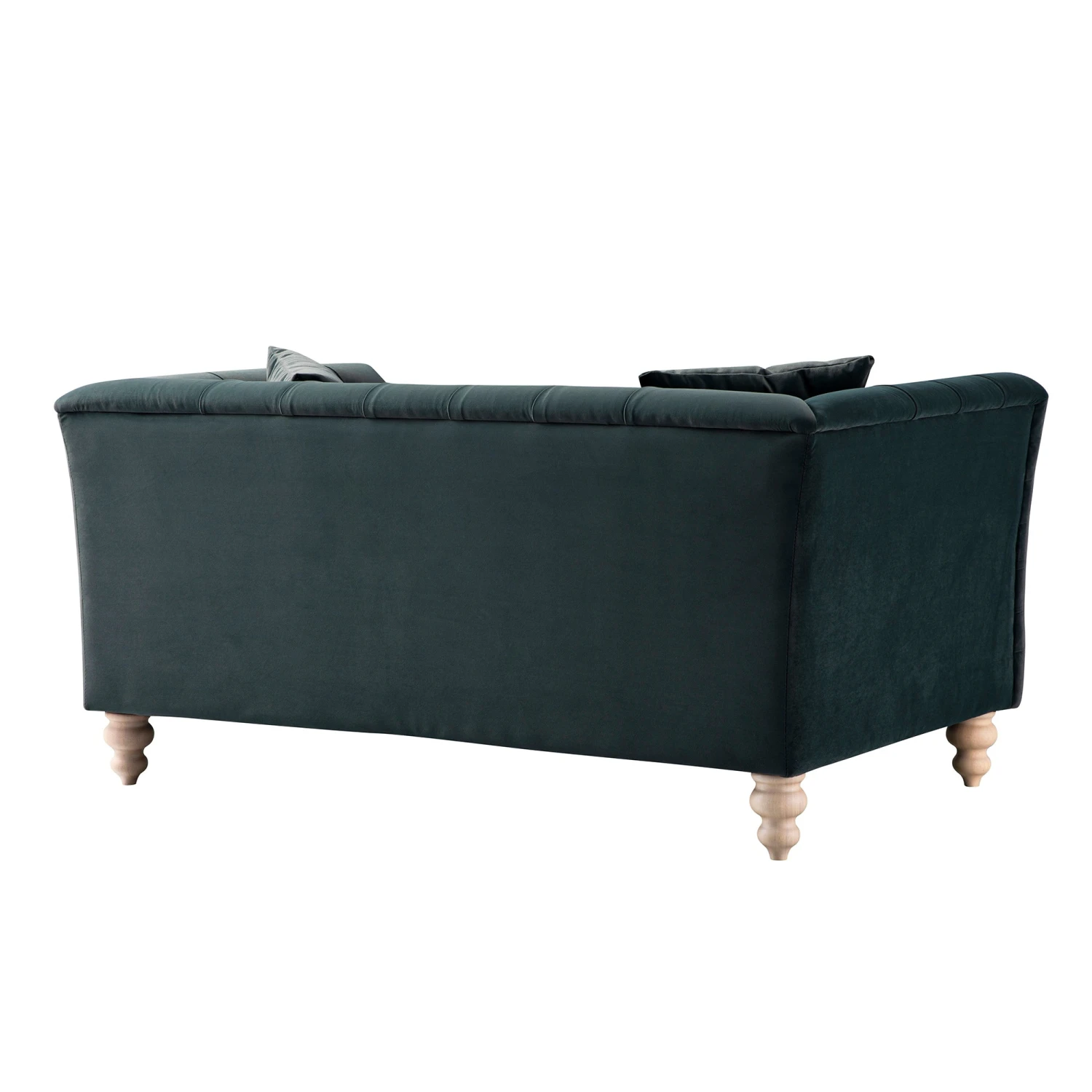 Ashby Chesterfield 2-Seater Sofa, Aegean Blue Velvet 13 Ashby Chesterfield 2-Seater Sofa, Aegean Blue Velvet - Image 13
