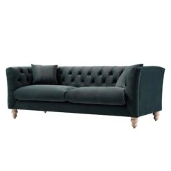 Ashby Chesterfield Large 3-Seater Sofa, Aegean Blue Velvet 27 Ashby Chesterfield Large 3-Seater Sofa, Aegean Blue Velvet -Daals Store SCSF 055 AEGEAN VEL 3ST WB2