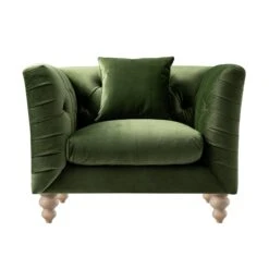 Ashby Chesterfield Armchair, Fern Green Velvet 22 Ashby Chesterfield Armchair, Fern Green Velvet -Daals Store SCSF 055 FERN VEL 1ST WB1