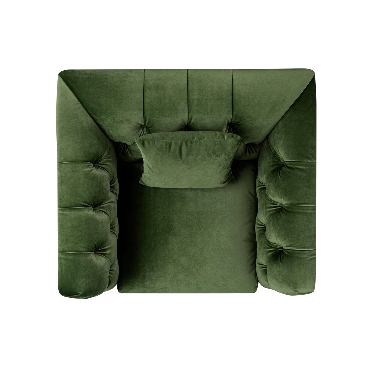 Ashby Chesterfield Armchair, Fern Green Velvet 12 Ashby Chesterfield Armchair, Fern Green Velvet - Image 12