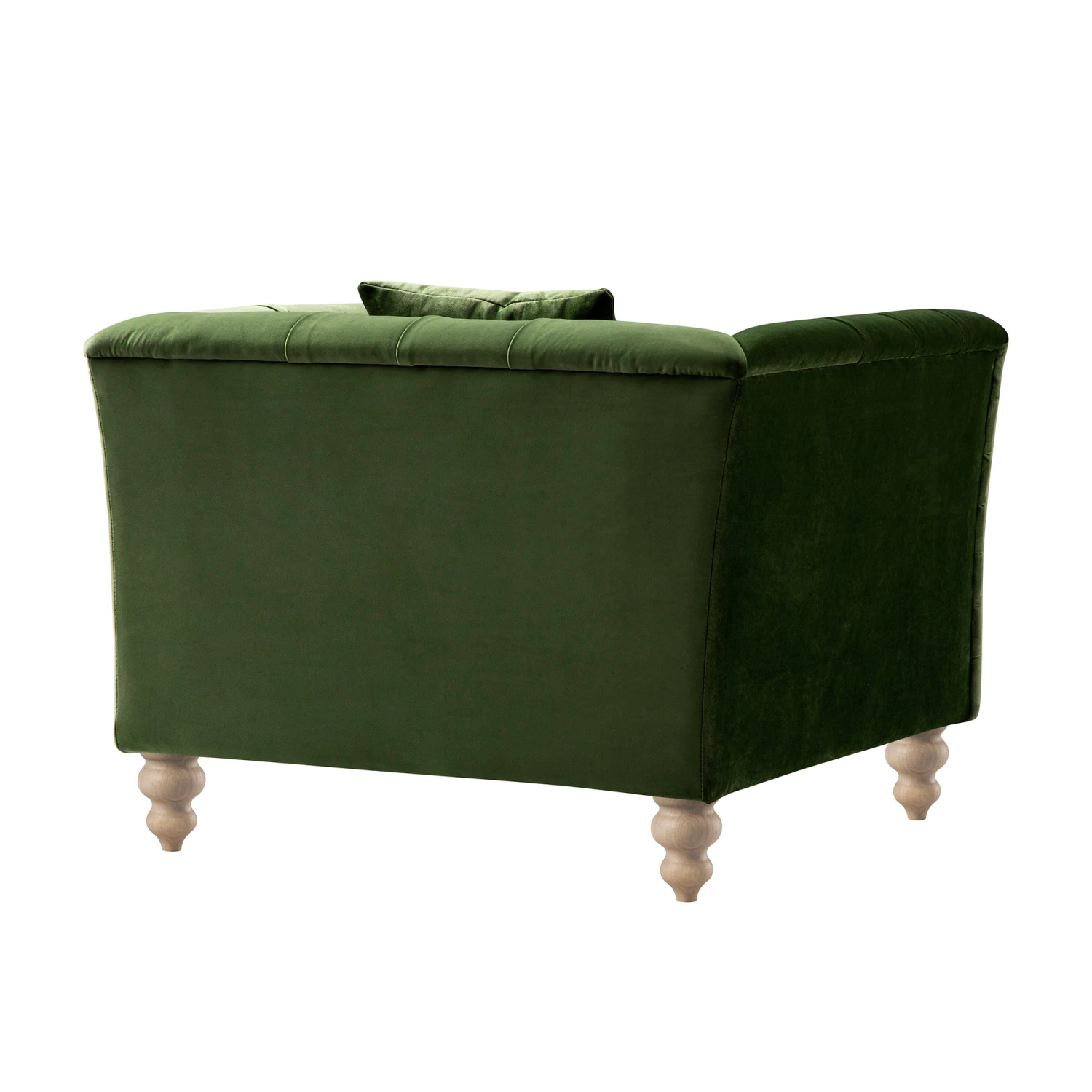 Ashby Chesterfield Armchair, Fern Green Velvet 14 Ashby Chesterfield Armchair, Fern Green Velvet - Image 14