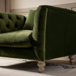 Ashby Chesterfield Armchair, Fern Green Velvet 21 Ashby Chesterfield Armchair, Fern Green Velvet -Daals Store SCSF 055 FERN VEL 1ST scene5