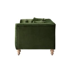Ashby Chesterfield 2-Seater Sofa, Fern Green Velvet -Daals Store SCSF 055 FERN VEL 2ST WB6