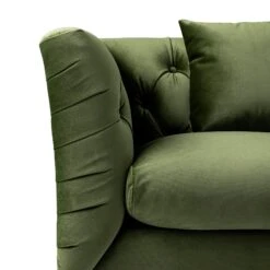 Ashby Chesterfield 2-Seater Sofa, Fern Green Velvet -Daals Store SCSF 055 FERN VEL 2ST detail1