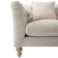 Ashby Chesterfield Armchair, Oatmeal Chenille -Daals Store SCSF 055 OAT CHEN 1ST detail1