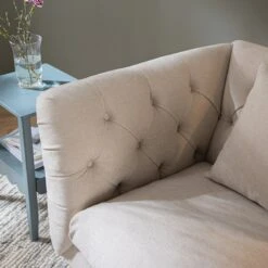 Ashby Chesterfield Armchair, Oatmeal Chenille -Daals Store SCSF 055 OAT CHEN 1ST scene5