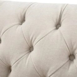 Ashby Chesterfield Large 3-Seater Sofa, Oatmeal Chenille 30 Ashby Chesterfield Large 3-Seater Sofa, Oatmeal Chenille -Daals Store SCSF 055 OAT CHEN 3ST detail2