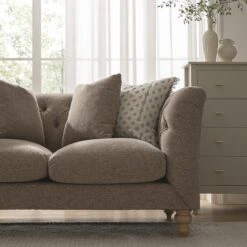 Ashby Chesterfield 2-Seater Sofa, Taupe Chenille 21 Ashby Chesterfield 2-Seater Sofa, Taupe Chenille -Daals Store SCSF 055 TAUPE CHEN 2ST scene4