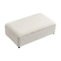 Magda Fold-Out Small Double Bed In An Ottoman, Beige Boucle 27 Magda Fold-Out Small Double Bed In An Ottoman, Beige Boucle -Daals Store SCSF 384 BEIGE BOU D WB4