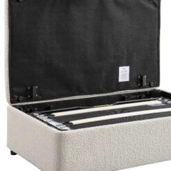 Magda Fold-Out Small Double Bed In An Ottoman, Beige Boucle 30 Magda Fold-Out Small Double Bed In An Ottoman, Beige Boucle -Daals Store SCSF 384 BEIGE BOU D detail2