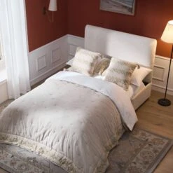 Magda Fold-Out Small Double Bed In An Ottoman, Beige Boucle 21 Magda Fold-Out Small Double Bed In An Ottoman, Beige Boucle -Daals Store SCSF 384 BEIGE BOU D scene5