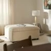 Magda Fold-Out Single Bed In An Ottoman, Beige Boucle -Daals Store SCSF 384 BEIGE BOU S main