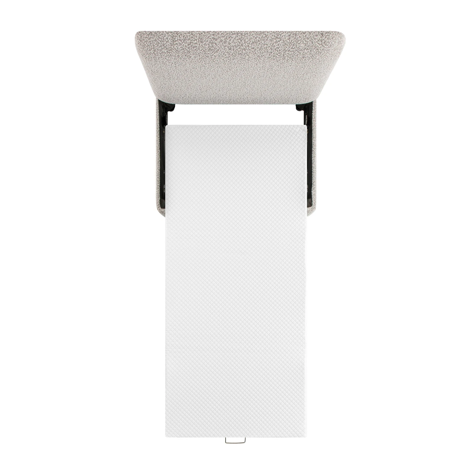 Magda Fold-Out Single Bed In An Ottoman, Mist Grey Boucle 13 Magda Fold-Out Single Bed In An Ottoman, Mist Grey Boucle - Image 13