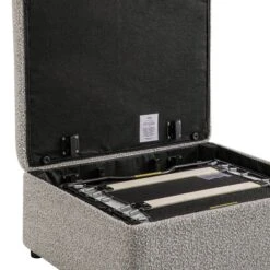 Magda Fold-Out Single Bed In An Ottoman, Mist Grey Boucle 29 Magda Fold-Out Single Bed In An Ottoman, Mist Grey Boucle -Daals Store SCSF 384 GREY BOU S detail1