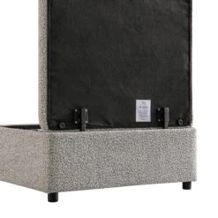 Magda Fold-Out Single Bed In An Ottoman, Mist Grey Boucle 30 Magda Fold-Out Single Bed In An Ottoman, Mist Grey Boucle -Daals Store SCSF 384 GREY BOU S detail2