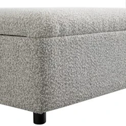 Magda Fold-Out Single Bed In An Ottoman, Mist Grey Boucle 31 Magda Fold-Out Single Bed In An Ottoman, Mist Grey Boucle -Daals Store SCSF 384 GREY BOU S detail3