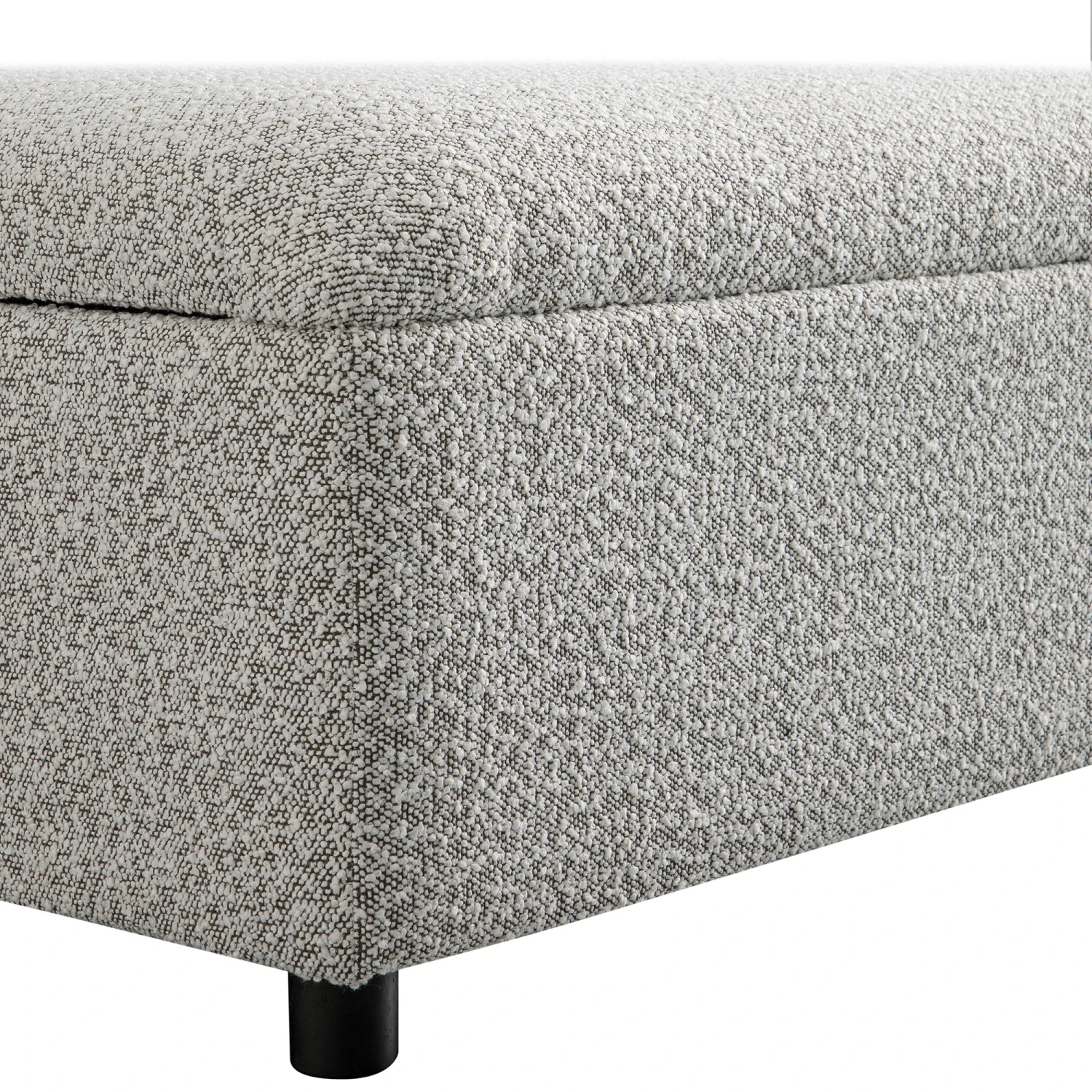 Magda Fold-Out Single Bed In An Ottoman, Mist Grey Boucle 16 Magda Fold-Out Single Bed In An Ottoman, Mist Grey Boucle - Image 16
