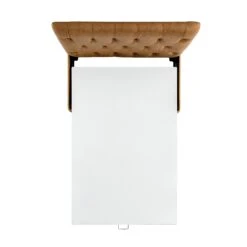 Portland Small Double Buttoned Fold-Out Bed In Ottoman, Tan Faux Suede 18 Portland Small Double Buttoned Fold-Out Bed In Ottoman, Tan Faux Suede -Daals Store SCSF 388 TAN FXLT D WB6