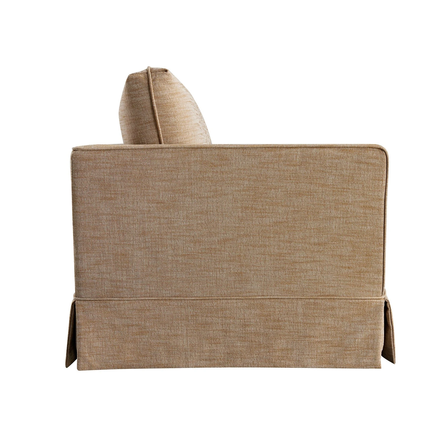 Fitz Skirted Armchair, Apricot Linen Blend 11 Fitz Skirted Armchair, Apricot Linen Blend - Image 11