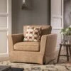 Fitz Skirted Armchair, Apricot Linen Blend 25 Fitz Skirted Armchair, Apricot Linen Blend -Daals Store SCSF 446 GIN LIN 1ST main