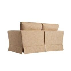 Fitz Skirted 2-Seater Sofa, Apricot Linen Blend 29 Fitz Skirted 2-Seater Sofa, Apricot Linen Blend -Daals Store SCSF 446 GIN LIN 2ST WB5