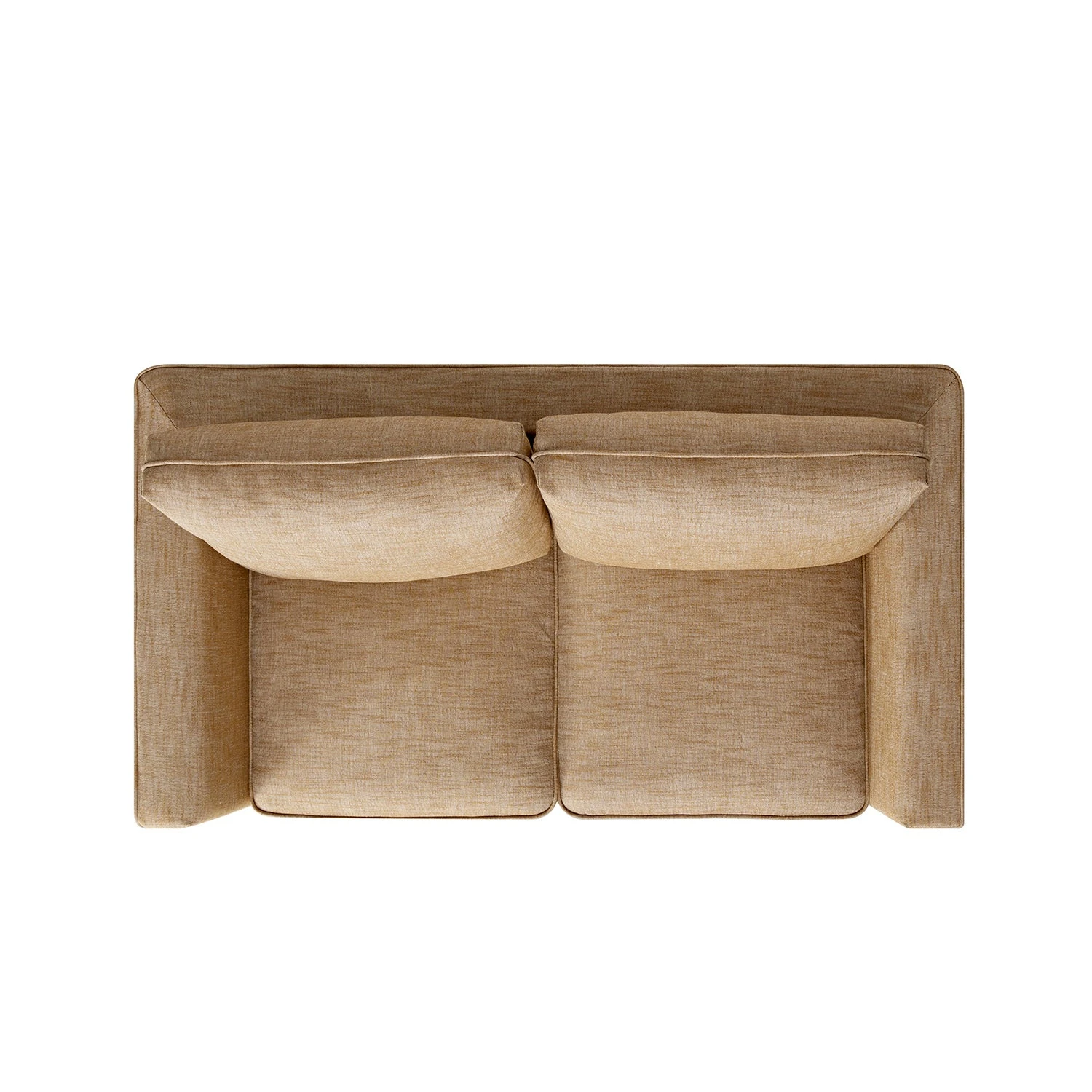 Fitz Skirted 2-Seater Sofa, Apricot Linen Blend 14 Fitz Skirted 2-Seater Sofa, Apricot Linen Blend - Image 14