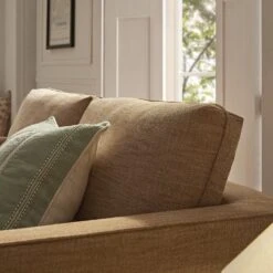 Fitz Skirted 2-Seater Sofa, Apricot Linen Blend 22 Fitz Skirted 2-Seater Sofa, Apricot Linen Blend -Daals Store SCSF 446 GIN LIN 2ST scene5