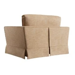 Fitz Skirted Loveseat, Apricot Linen Blend 14 Fitz Skirted Loveseat, Apricot Linen Blend -Daals Store SCSF 446 GIN LIN LOVESEAT WB5