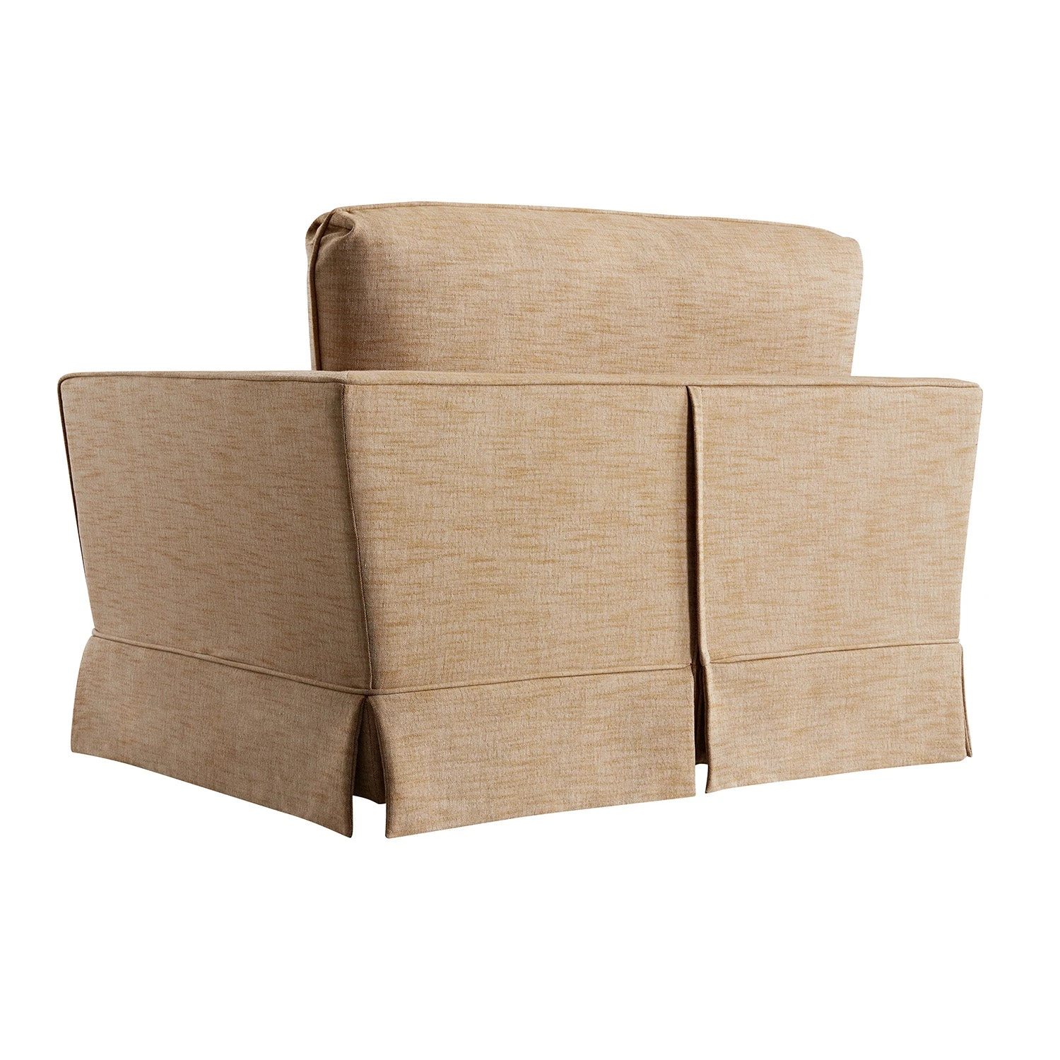 Fitz Skirted Loveseat, Apricot Linen Blend 6 Fitz Skirted Loveseat, Apricot Linen Blend - Image 6