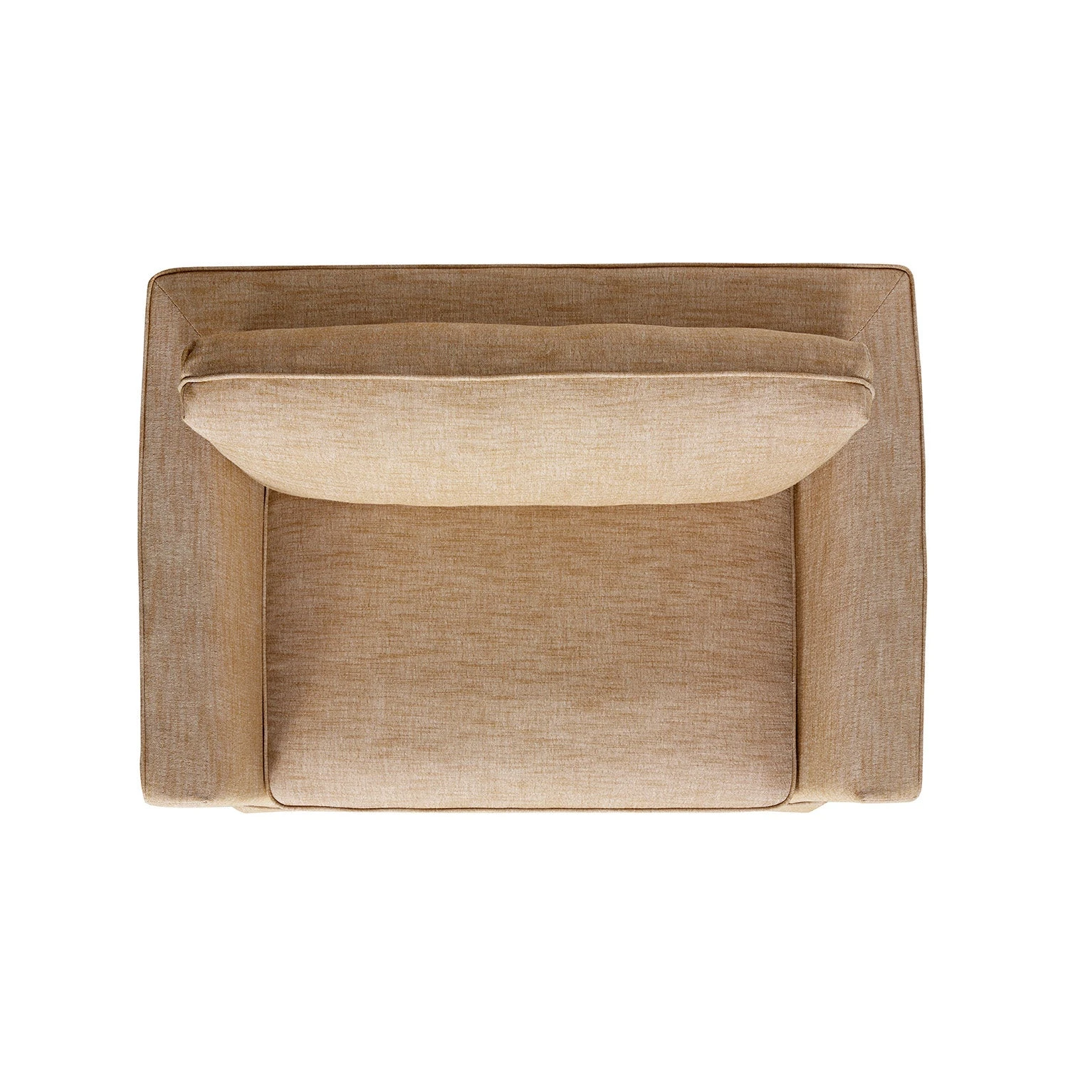 Fitz Skirted Loveseat, Apricot Linen Blend 7 Fitz Skirted Loveseat, Apricot Linen Blend - Image 7