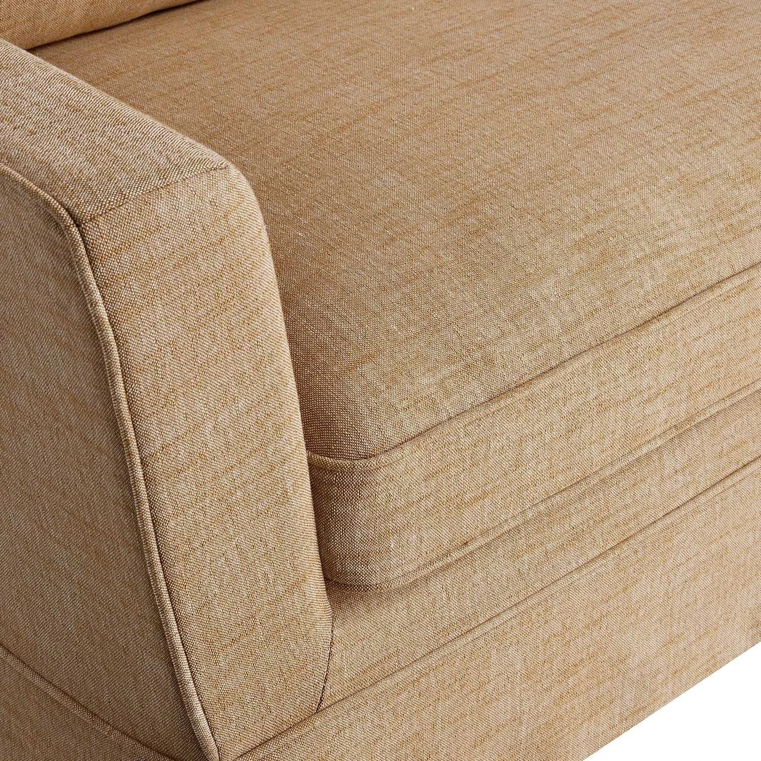 Fitz Skirted Loveseat, Apricot Linen Blend 9 Fitz Skirted Loveseat, Apricot Linen Blend - Image 9