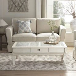 Fitz Skirted 2-Seater Sofa, Oatmeal Linen Blend -Daals Store SCSF 446 OAT LIN 2ST scene1