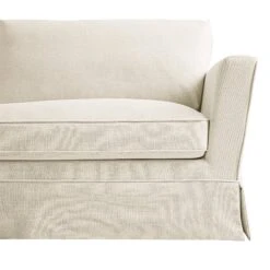 Fitz Skirted Large 3-Seater Sofa, Oatmeal Linen Blend 26 Fitz Skirted Large 3-Seater Sofa, Oatmeal Linen Blend -Daals Store SCSF 446 OAT LIN 3ST detail1