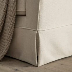 Fitz Skirted Large 3-Seater Sofa, Oatmeal Linen Blend 19 Fitz Skirted Large 3-Seater Sofa, Oatmeal Linen Blend -Daals Store SCSF 446 OAT LIN 3ST scene5