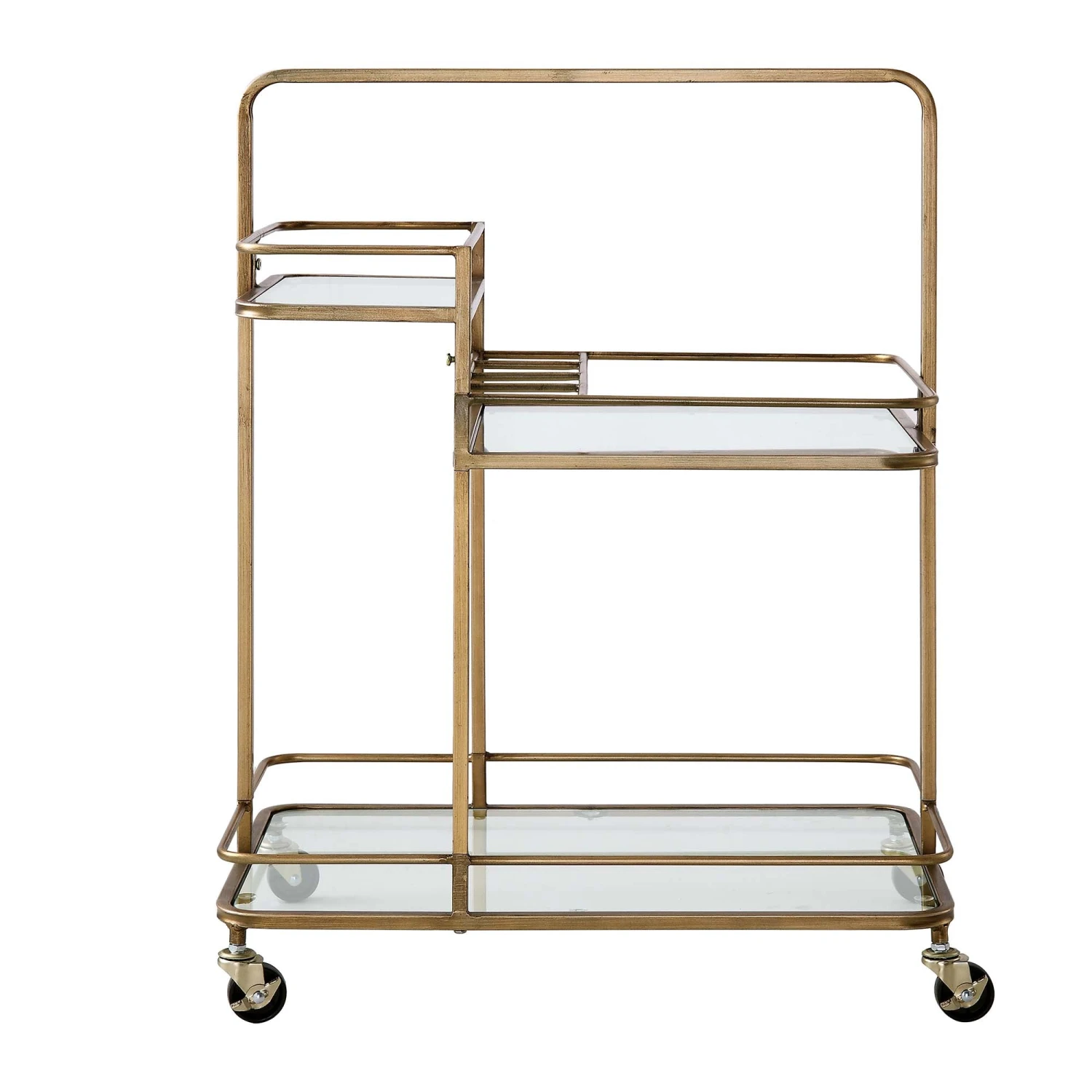 Clementine Antique Brass Effect Drink Trolley 7 Clementine Antique Brass Effect Drink Trolley - Image 7