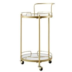 Berkeley Gold Effect Drink Trolley 12 Berkeley Gold Effect Drink Trolley -Daals Store TRLY 357 GOLD WB1