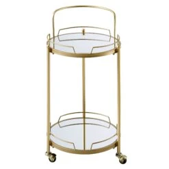 Berkeley Gold Effect Drink Trolley 13 Berkeley Gold Effect Drink Trolley -Daals Store TRLY 357 GOLD WB2