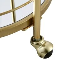 Berkeley Gold Effect Drink Trolley 17 Berkeley Gold Effect Drink Trolley -Daals Store TRLY 357 GOLD detail2