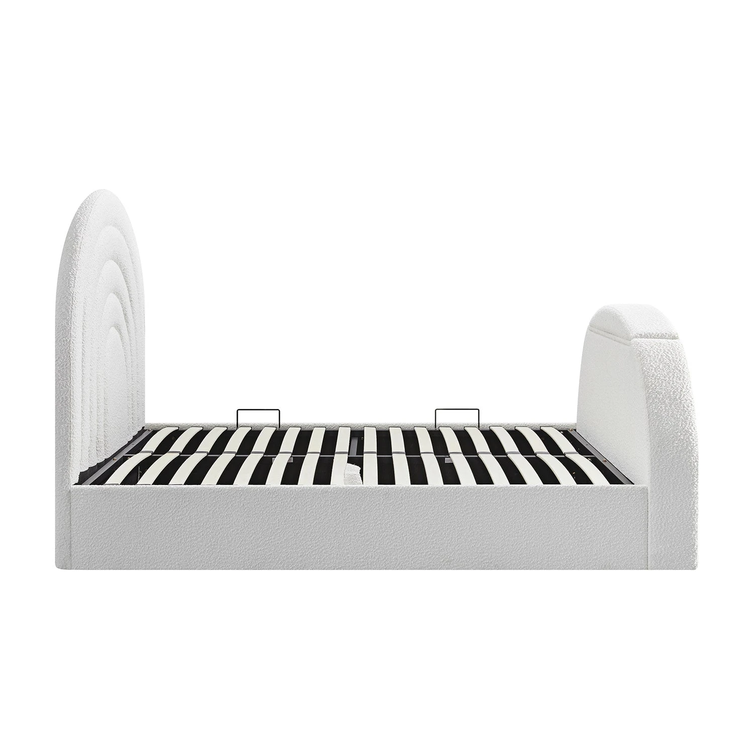 Archer White Boucle Ottoman TV Bed 17 Archer White Boucle Ottoman TV Bed - Image 17