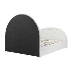 Archer White Boucle Ottoman TV Bed 37 Archer White Boucle Ottoman TV Bed -Daals Store XDC 029 ECRUBOUCLE WB7