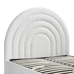 Archer White Boucle Ottoman TV Bed 38 Archer White Boucle Ottoman TV Bed -Daals Store XDC 029 ECRUBOUCLE detail1