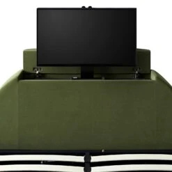 Archer Moss Green Velvet Ottoman TV Bed 23 Archer Moss Green Velvet Ottoman TV Bed -Daals Store XDC 029 MOSSGREEN detail3