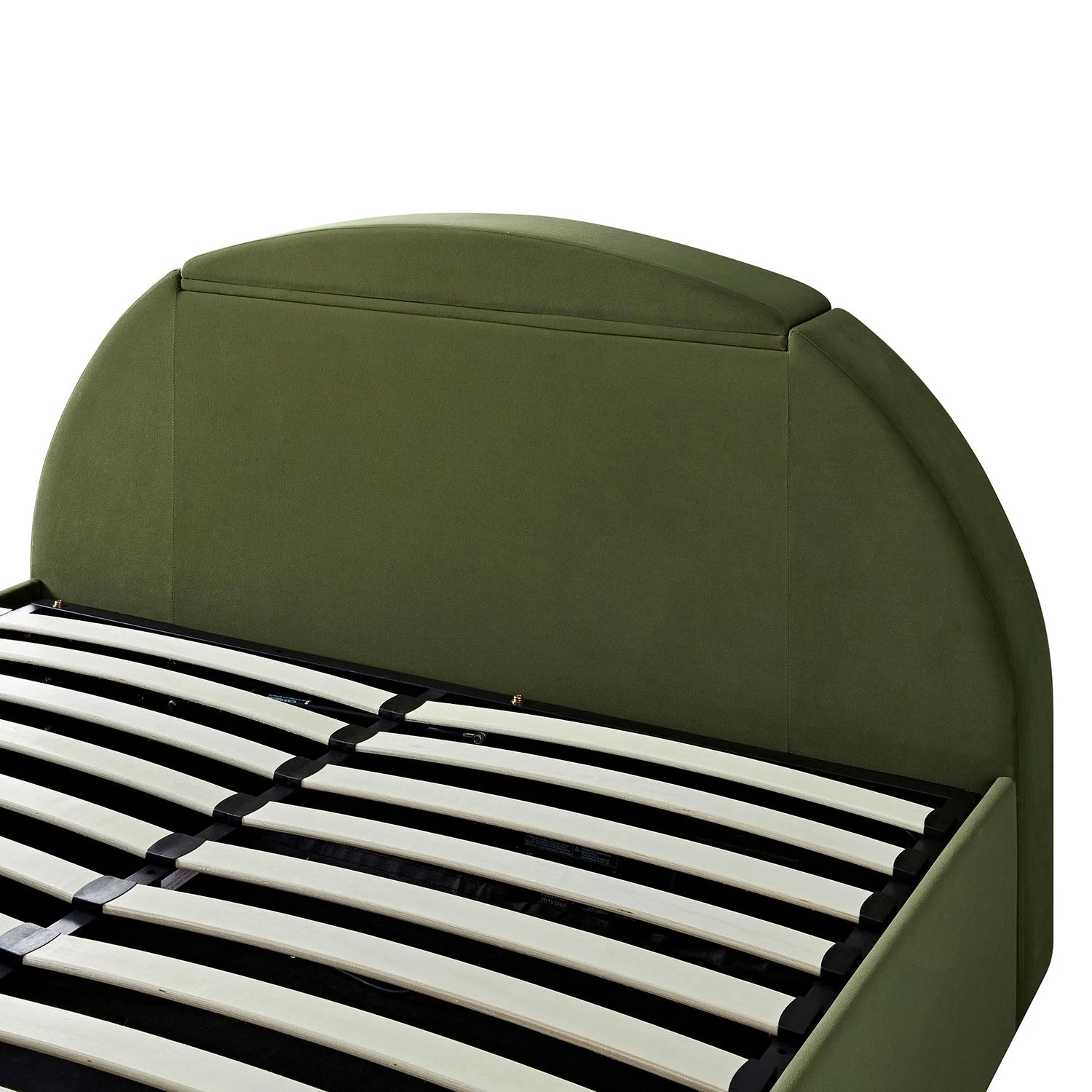 Archer Moss Green Velvet Ottoman TV Bed 12 Archer Moss Green Velvet Ottoman TV Bed - Image 12
