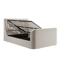 Hadley Champagne Velvet Ottoman TV Bed -Daals Store XDC 030 CHAMPVEL WB3