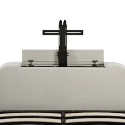 Hadley Champagne Velvet Ottoman TV Bed -Daals Store XDC 030 CHAMPVEL detail3