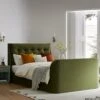 Hadley Moss Green Velvet Ottoman TV Bed 41 Hadley Moss Green Velvet Ottoman TV Bed -Daals Store XDC 030 MOSS VEL main