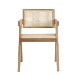 Jeanne Natural Colour Cane Rattan Solid Beech Wood Dining Chair 13 Jeanne Natural Colour Cane Rattan Solid Beech Wood Dining Chair -Daals Store XN 1933C NAT WB2