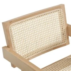 Jeanne Natural Colour Cane Rattan Solid Beech Wood Dining Chair 17 Jeanne Natural Colour Cane Rattan Solid Beech Wood Dining Chair -Daals Store XN 1933C NAT detail1
