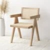Jeanne Natural Colour Cane Rattan Solid Beech Wood Dining Chair 14 Jeanne Natural Colour Cane Rattan Solid Beech Wood Dining Chair -Daals Store XN 1933C NAT main